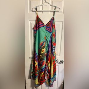 Multi-Coloured Slip Dress